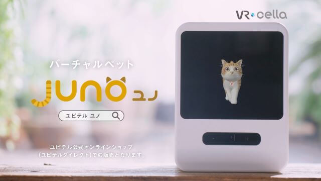 中村アンのCMでおなじみ猫型バーチャルペット「Juno（ユノ）」がカワイイ！